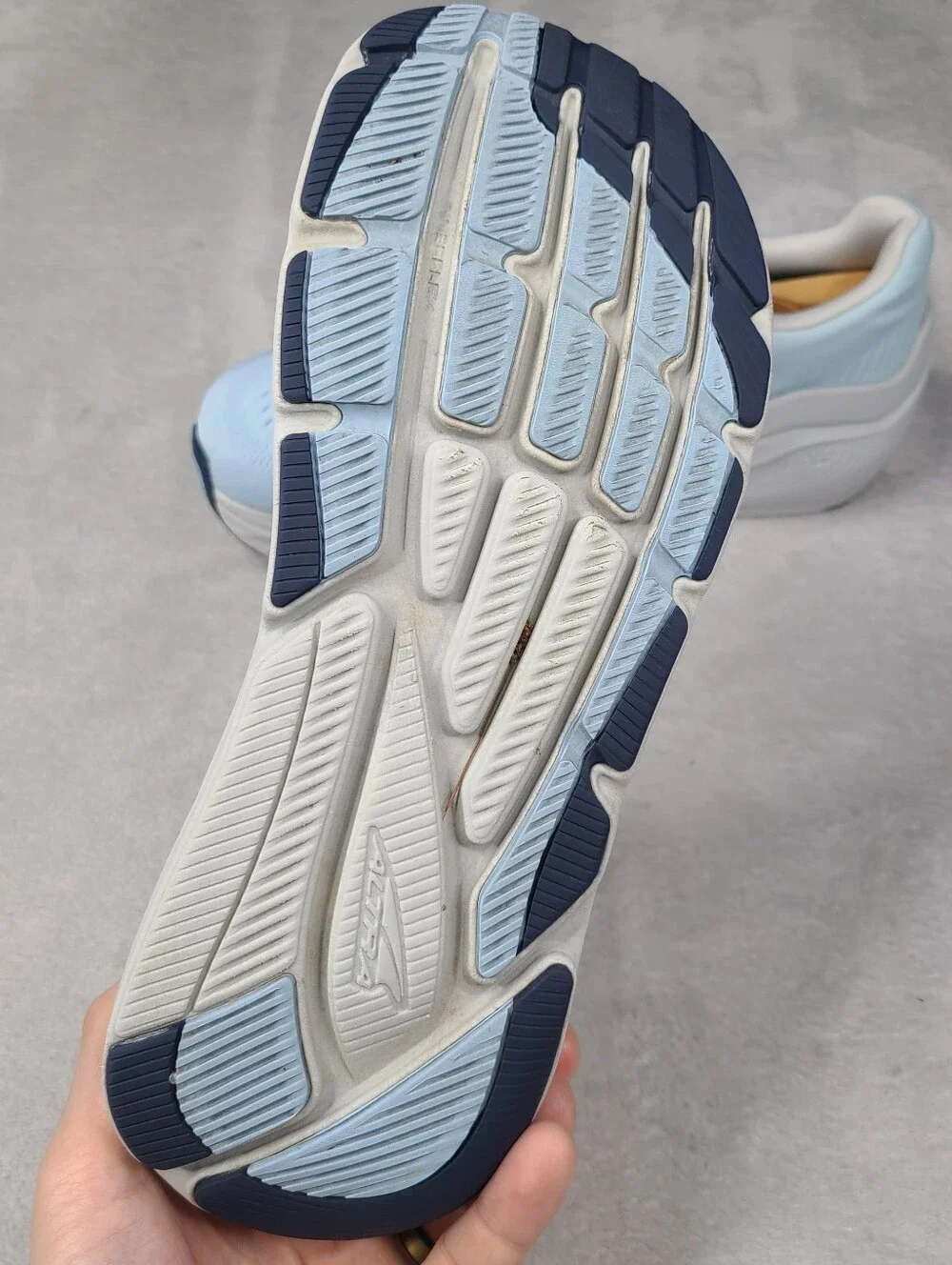 Altra VIA Olympus 2 Womens Size US 10.5 Light Blue EGO MAX Midsole Running Shoes
